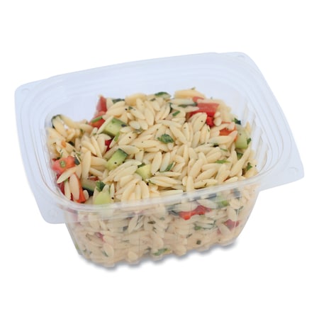 World Centric PLA Rectangular Deli Containers, 16 oz, 4.8 x 5.9 x 2.8, Clear, PK900 RDCS16